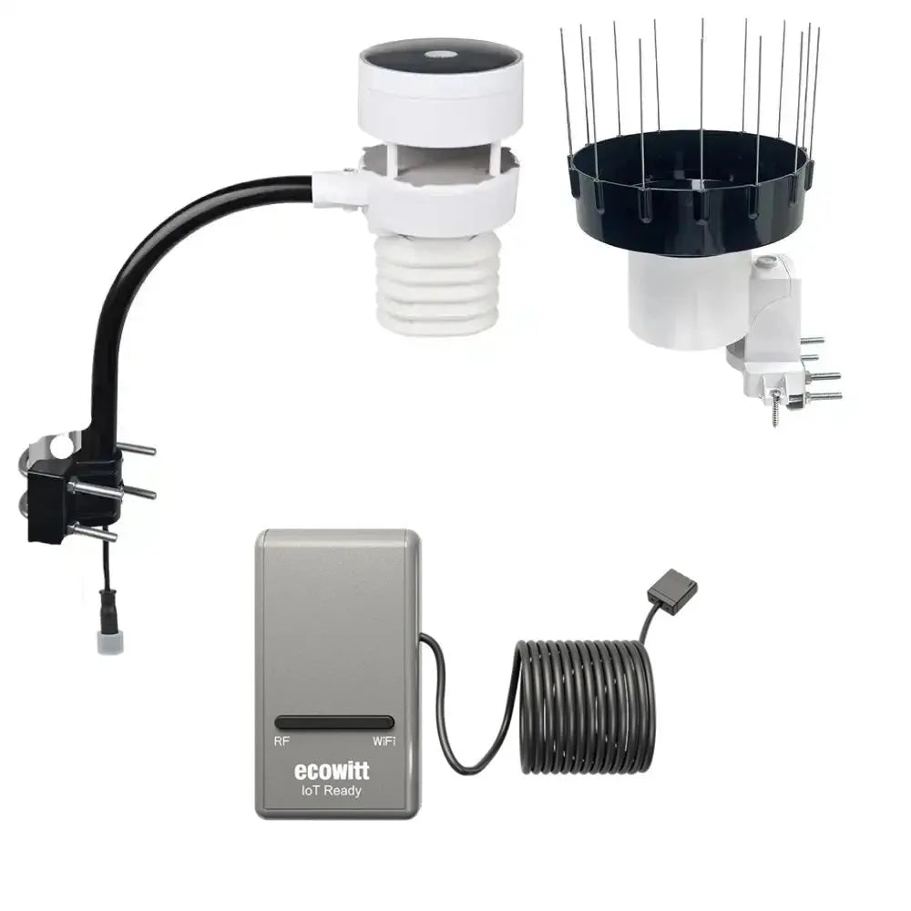 Ecowitt GW1203 WiFi Gateway 6-in-1 Ultrasonic Sensor & Rain Gauge Weather Station_weatherspares_co_uk
