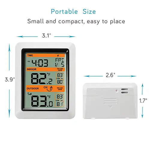 Ecowitt WH0300 Wireless Digital Temperature Monitor with Sensor_weatherspares_co_uk