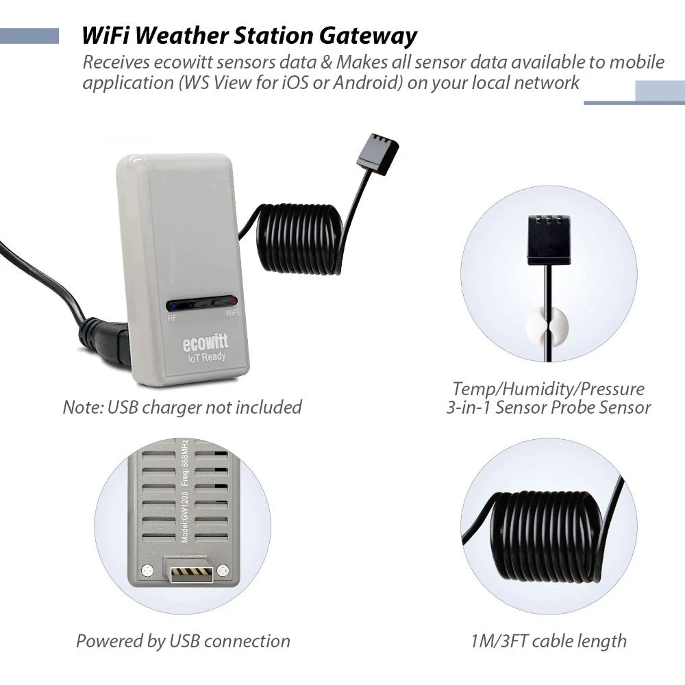 Ecowitt GW1200 specifications