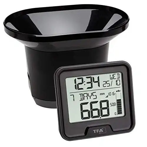 TFA DROP Wireless Rain Gauge & Display 47.3005.01_weatherspares_co_uk