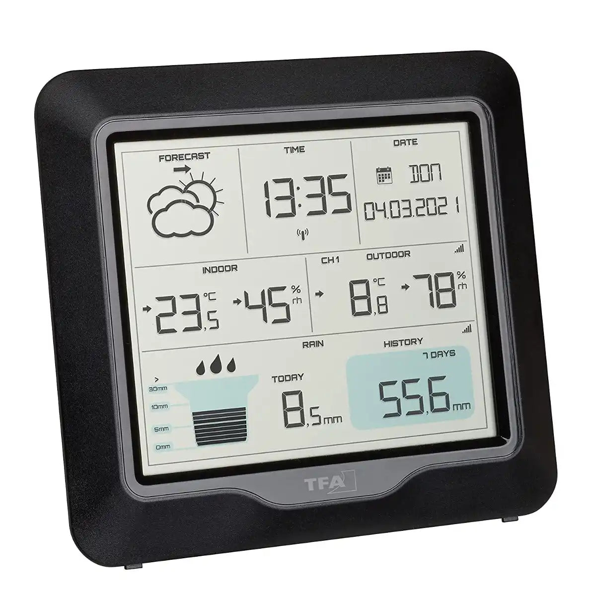 TFA RAIN PRO Wireless weather station with rain gauge 35.1160_weatherspares_co_uk
