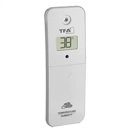 TFA Temperature & Humidity Sensor with LCD 30.3800.02_weatherspares_co_uk