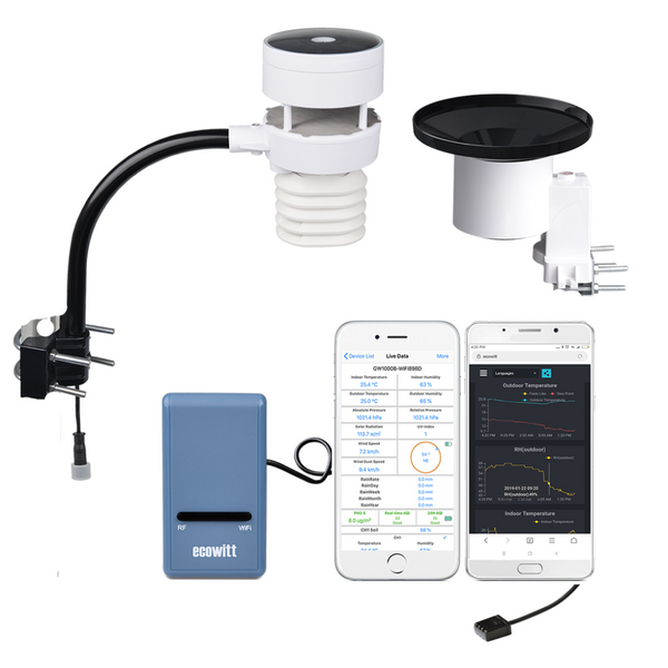 Ecowitt GW1103 wi-fi Weather Station, include sensore anemometro