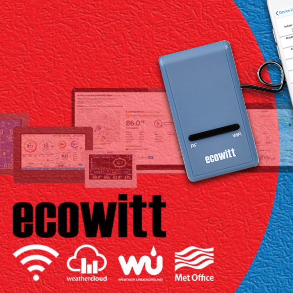 New Ecowitt Range of Weather Stations & Sensors Weather Spares