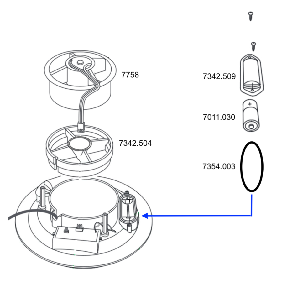 Davis 24 Hour FARS Battery Cover 7342.509