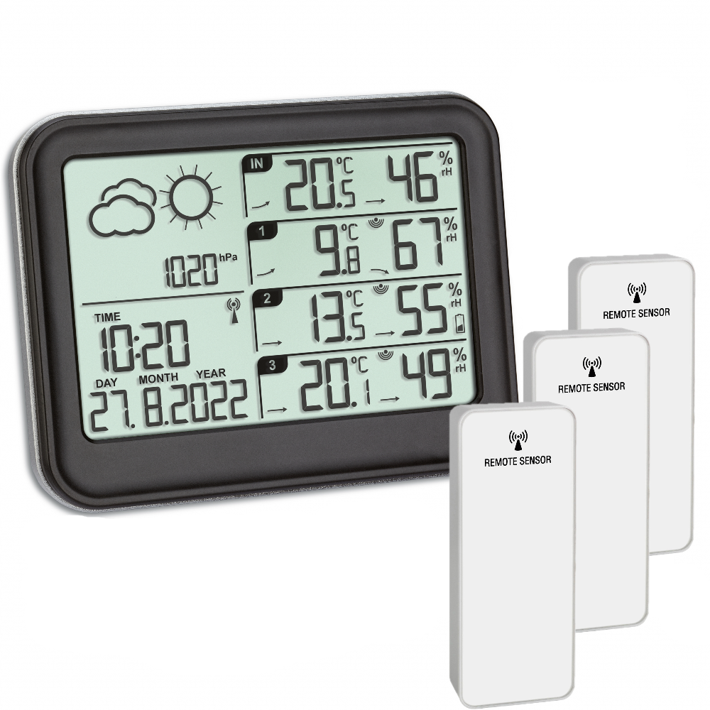 TFA VIEW 3 Transmitter Weather Station 35.1142.01