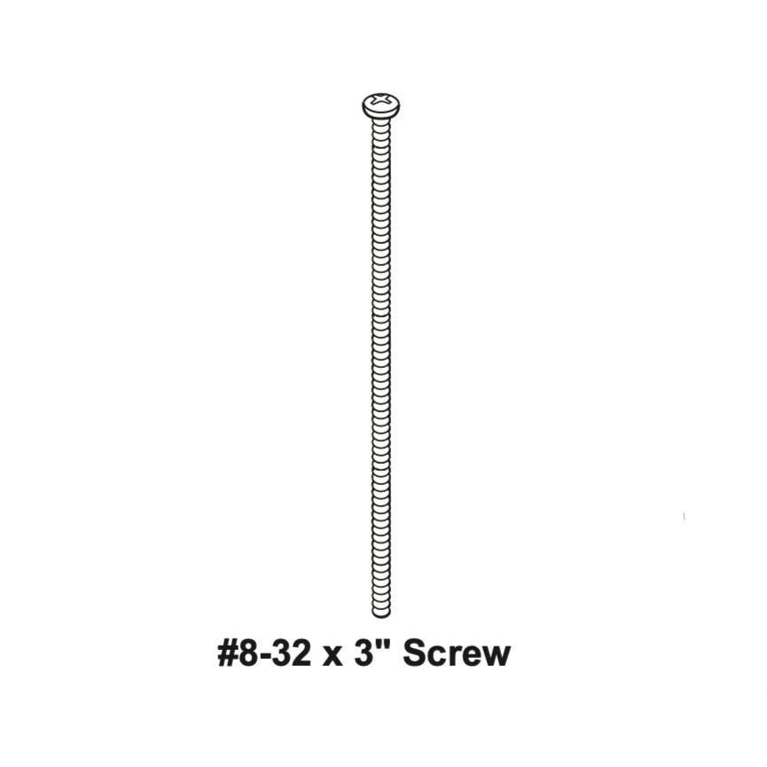 Daytime FARS 3" top screw 8-32 size