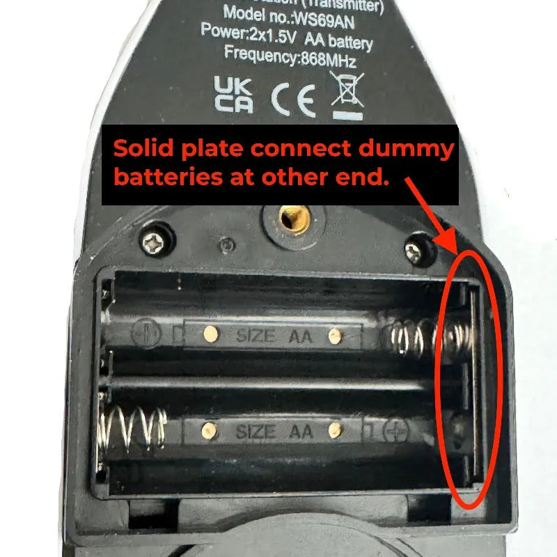 Ecowitt 10 meter Battery Pack Extension for Sensors (see description)_weatherspares_co_uk