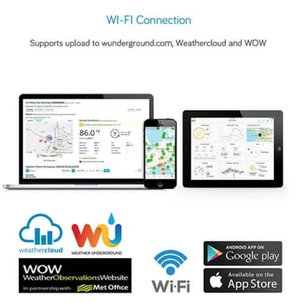Ecowitt GW1202 with 3 Outdoor Sensors & WiFi IoT Gateway Weather Station_weatherspares_co_uk