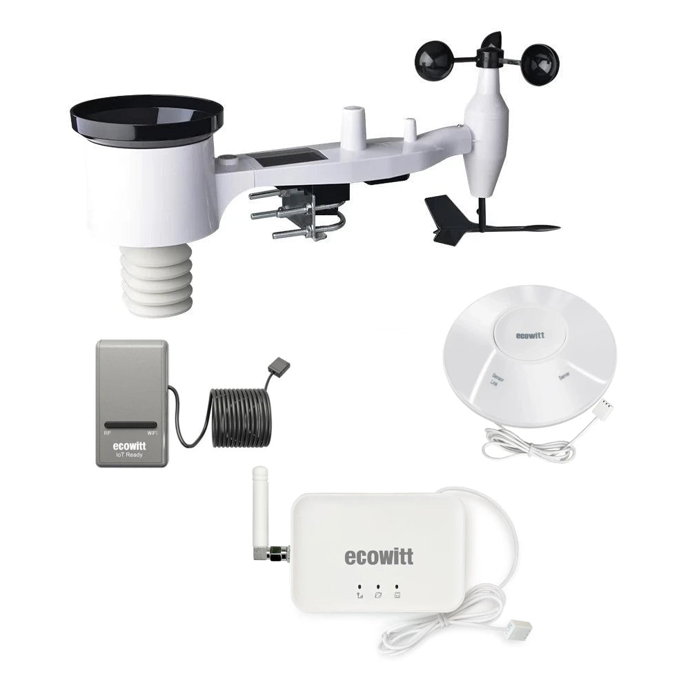 Ecowitt Weather Station with 7-in-1 Sensor & Gateway