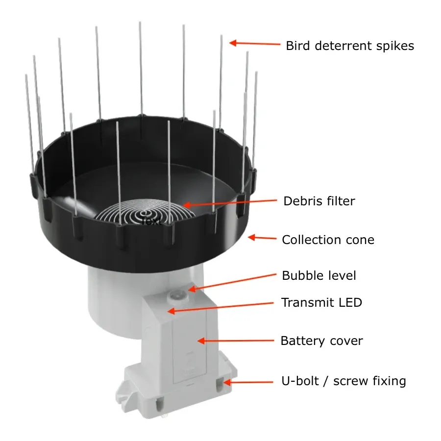 Ecowitt WH40H WiFi Rain Gauge & WiFi Gateway_weatherspares_co_uk