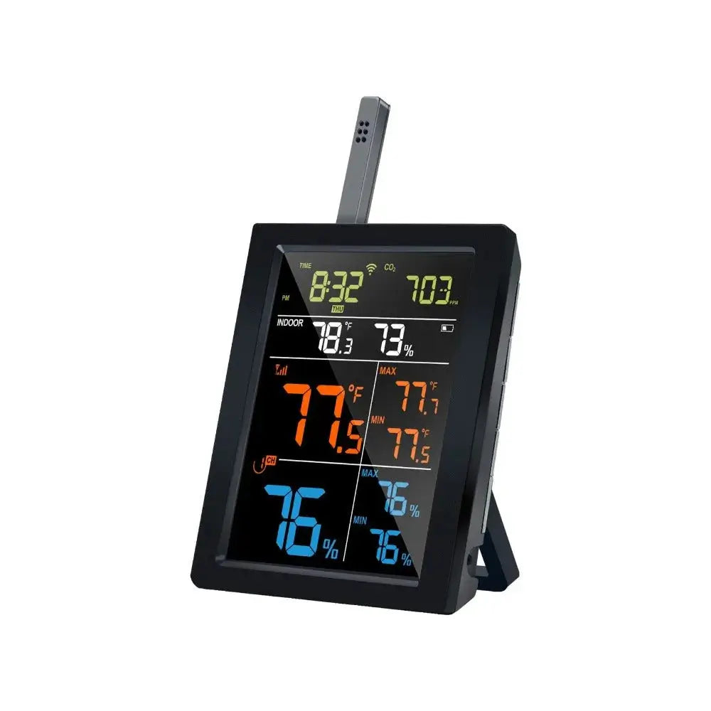 Ecowitt WN1820 console with CO2 Monitor - colour console only_weatherspares_co_uk