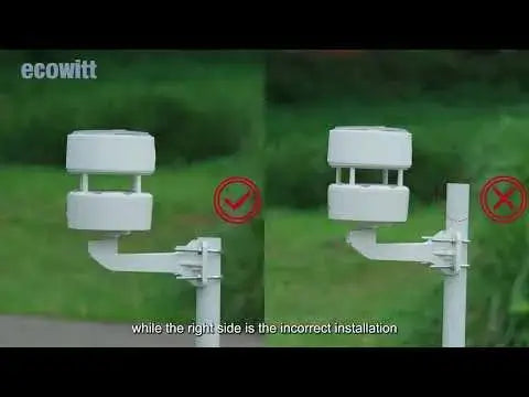 Anemometer Arrays Ecowitt WS85 3-in-1 Array with Sonic Anemometer & Haptic Rain Sensor ...