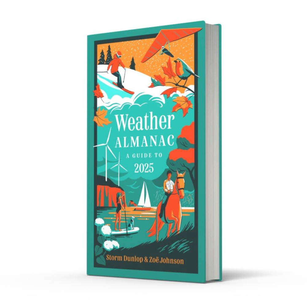 Weather Almanac 2025 a Perfect Gift for Weather Watchers 272 pages