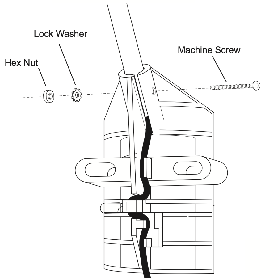 Davis Anemometer Arm Screw Fixing Set