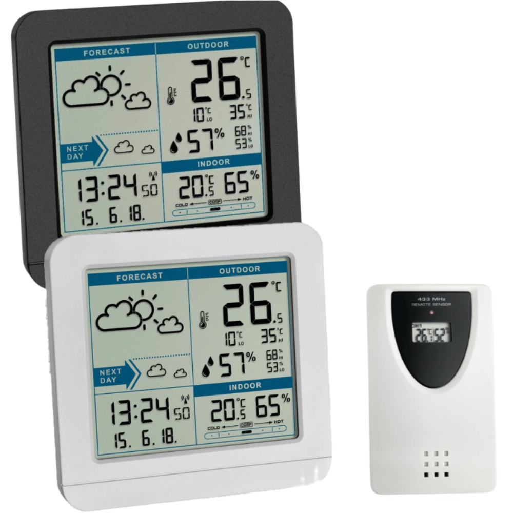 TFA SKY Wireless Weather Station in Black or White