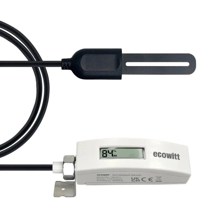Ecowitt WH51L Wireless Soil Moisture Sensor with Extended Cable