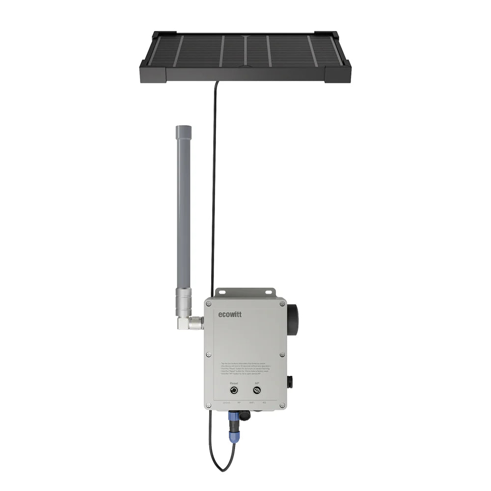 Ecowitt WS6210S 4G Mobile / WiFi Gateway with Solar power & Extended Range
