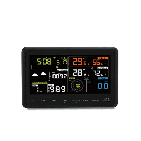  Ecowitt Wi-Fi Weather Station Display Console WN1980B