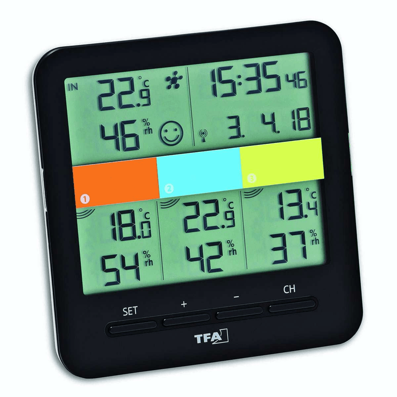 TFA KLIMA @ Home 3 Channel Temperature Station 30.3060.01.IT Weather Spares