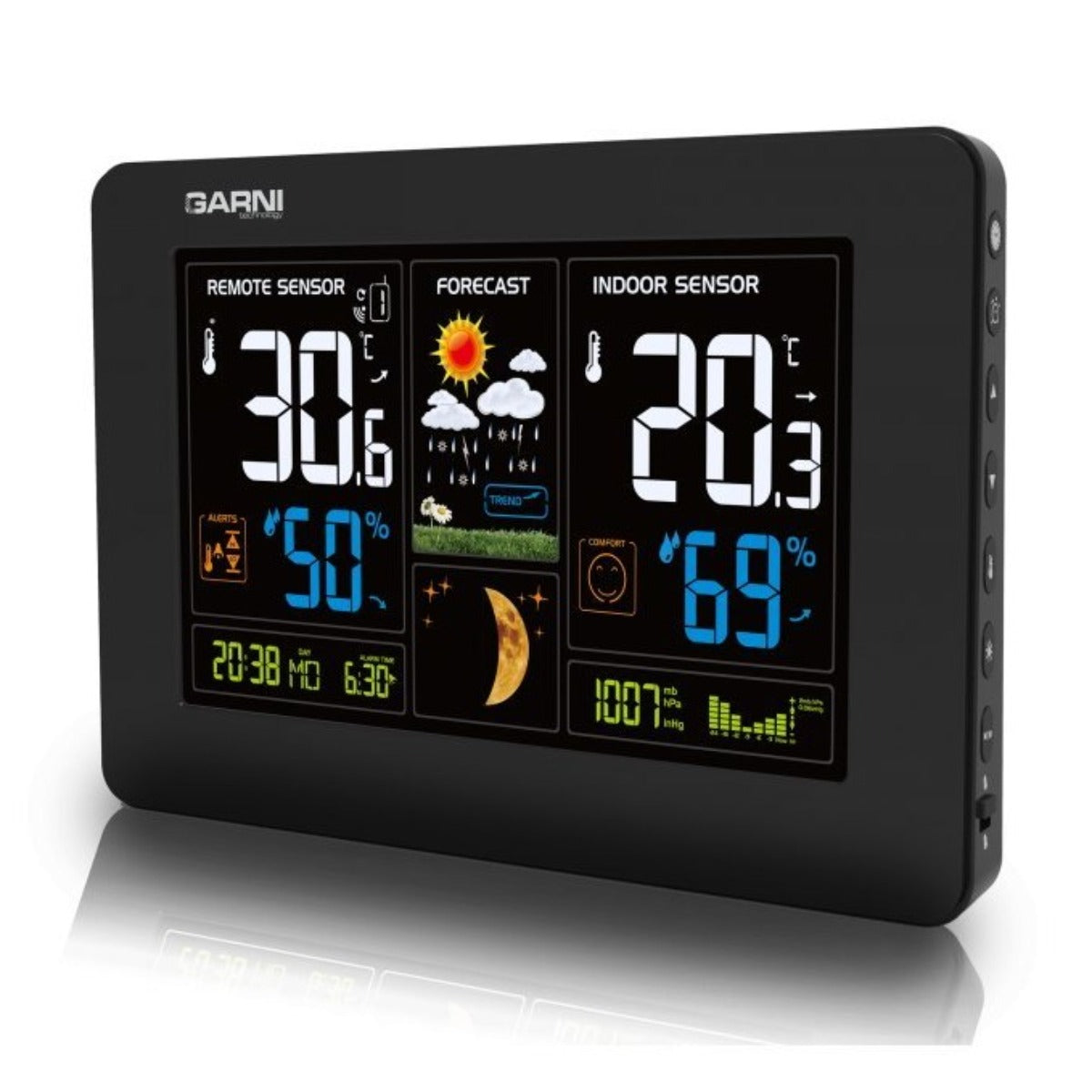 GARNI 545 line Colour Forecast Weather Station with USB Weather Spares