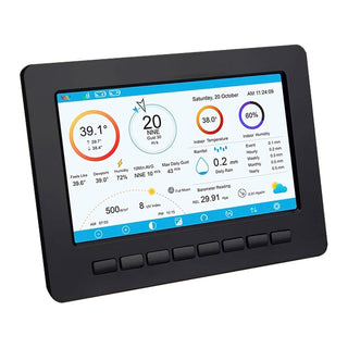 HP2551 WiFi Weather Station Large TFT Screen with Solar Powered 7-in-1 –  Ecowitt