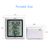 Ecowitt WH0281 Wireless Digital Temperature Monitor with 3 Sensors